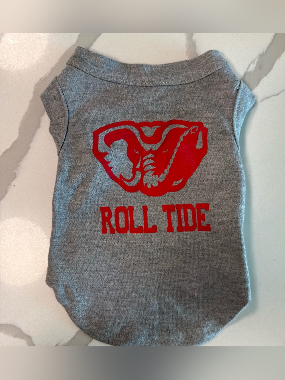 Alabama Sports NFL Football Crimson Roll Tide Dog Tee Shirt Sz Small Pet Apparel